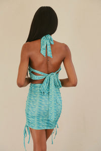 SIERA Two Piece  (Turquoise Lime)