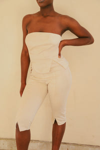 LAVELLE Suede Set (Ecru White)